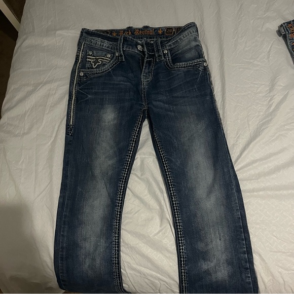 Like-New Rock Revival Jeans